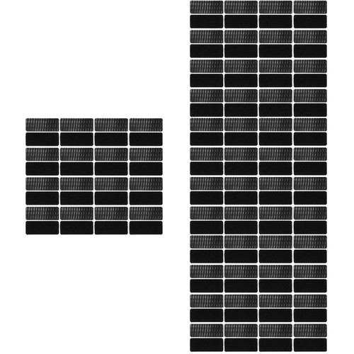 Black car mat stickers - black,