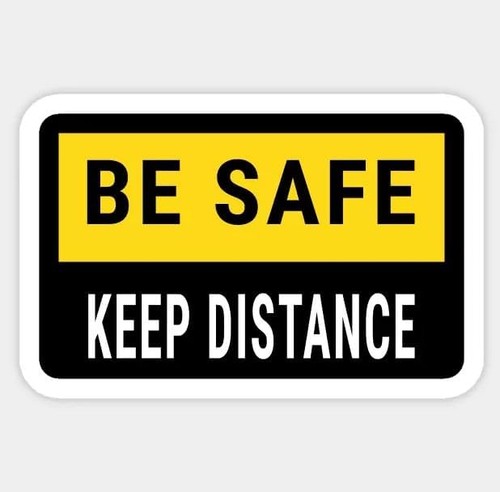 Safe keep distance - be,