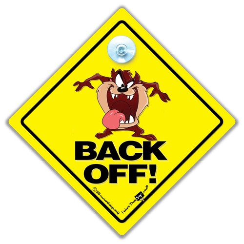 Anti tailgater car sign choose - car,