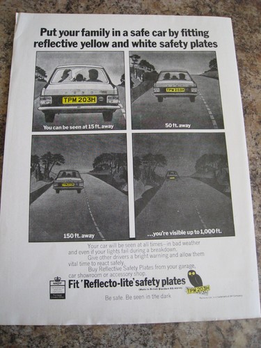 Reflecto lite safety plates - safety, be